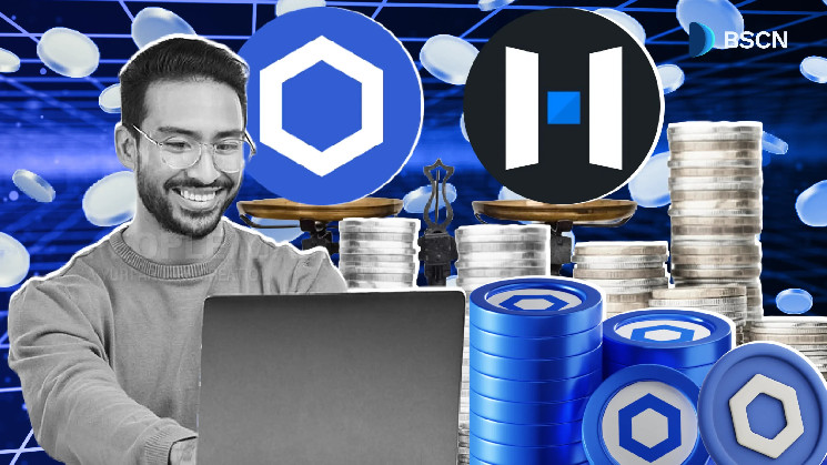 How does ChainLink's recent integration boost the Hashkey chain?