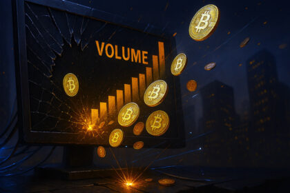 Bitcoin futures volume will surge by almost 300%, but open interest amid the volatility of the market will wanes