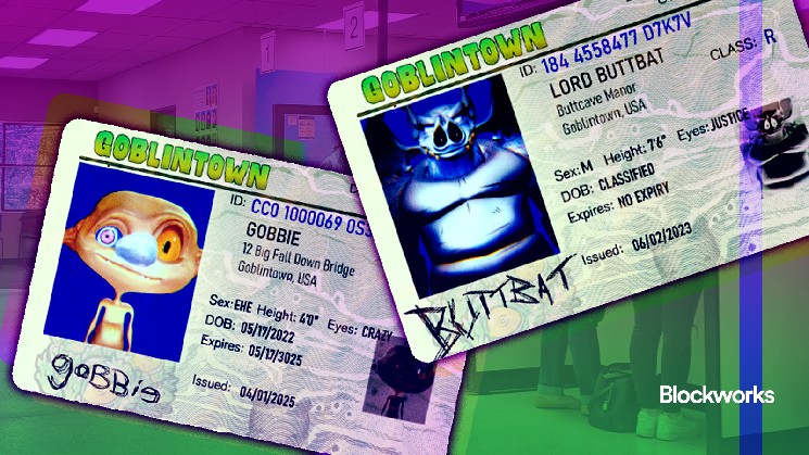 Goblintown launches driver's license NFT ahead of the release of "really hard driving games"