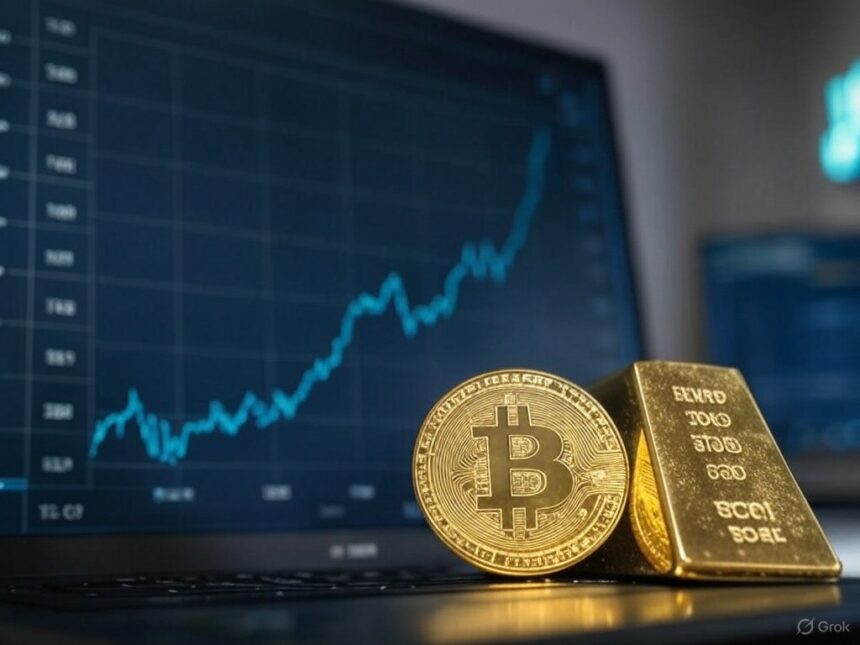 Gold and Bitcoin shine due to commercial tensions and weakness in the dollar