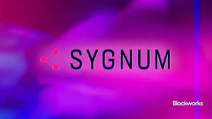 Sygnum has seen an average annual growth rate of 400% since 2020