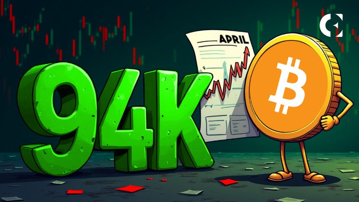 Bitcoin closes April at $94,181 on S2F bounce