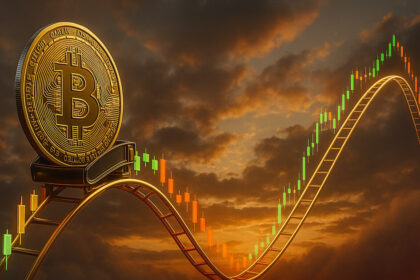 In the short term for Bitcoin, we noticed that volatility drops to 16% after the spike in early April