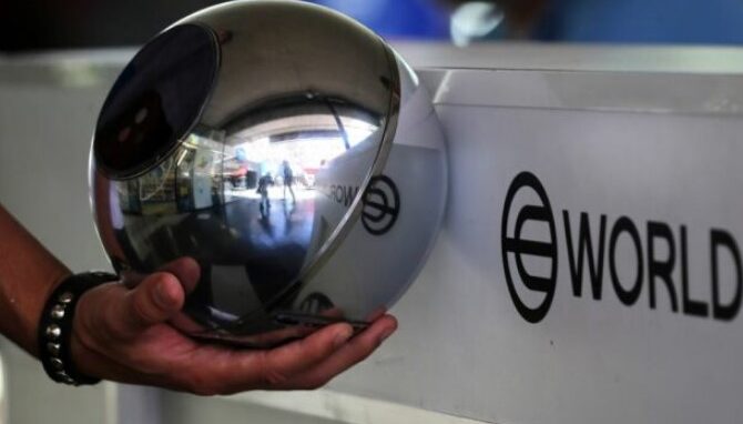 WorldCoin scans your eyes in the US. WLD price upload