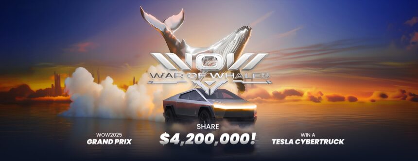 Win Tesla CyberTruck at USDT at Blofin's Wow Grand Prix 2025, with up to 4.2 million