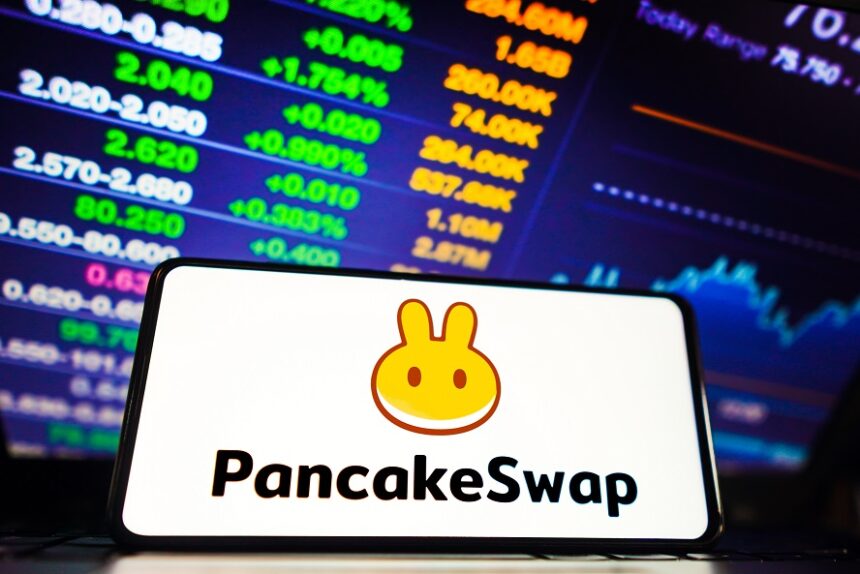 Pancakeswap records predict token cake climbing