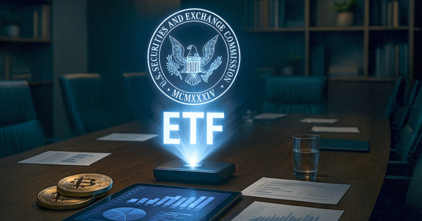 SEC approves spot bitcoin and ethereum ETF border red
