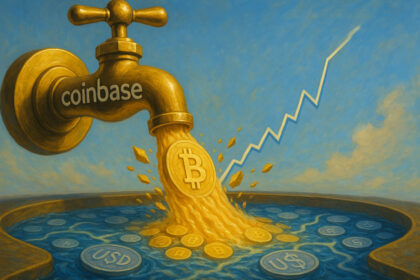 Coinbase held a large portion of the US dollar trading volume as BTC was spiked to $122K