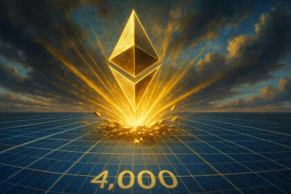 Ethereum rallies exceeding $4,000 after surges of 50% in a month