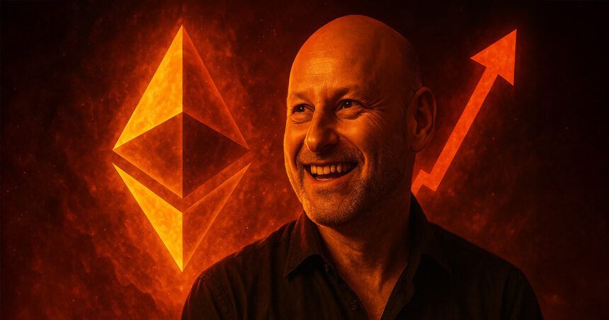 Ethereum co-founder Joseph Lubin, "ETH will probably be 100 times more from here."