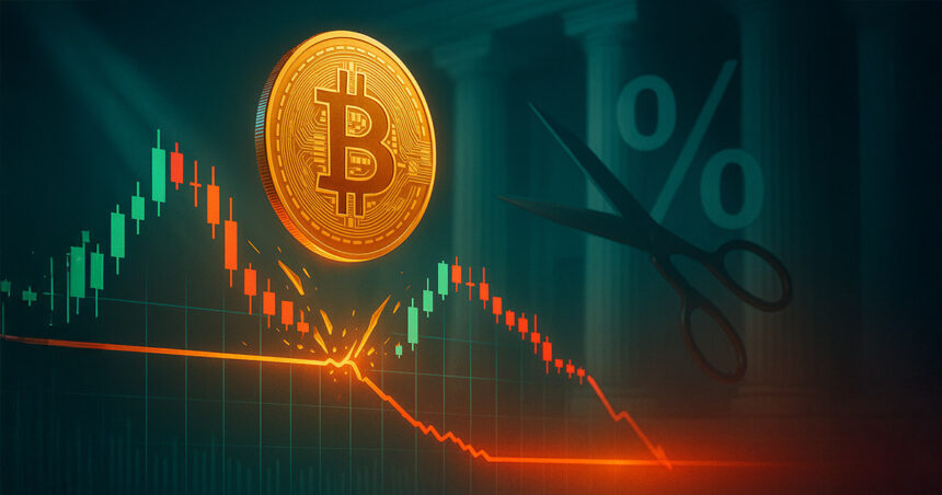 Bitcoin risks retesting $105,000 after losing key support following Fed rate reduction