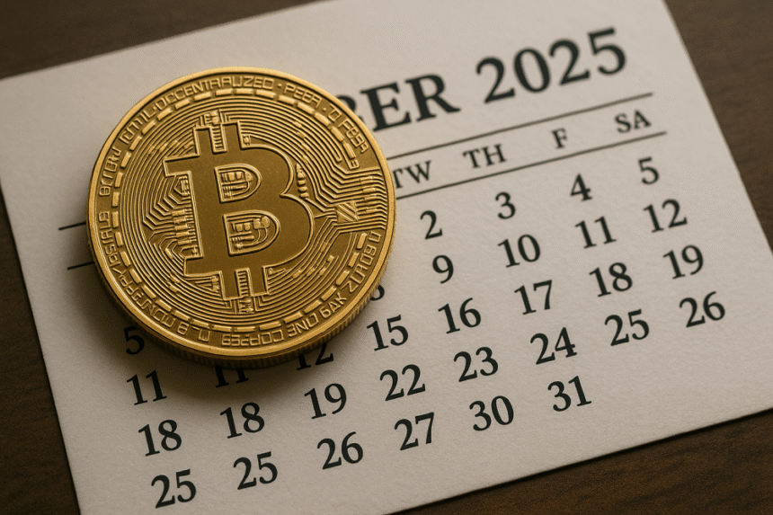 Bitcoin is about to start October, a historically more bullish month