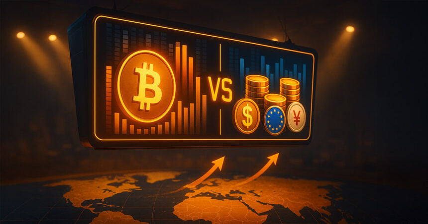 Bitcoin's Hidden Scoreboard: Currency Wars No one knows they're fighting