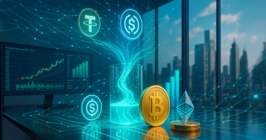 Record $300 million stubcoin liquidity ready to fund Bitcoin and Ethereum purchases