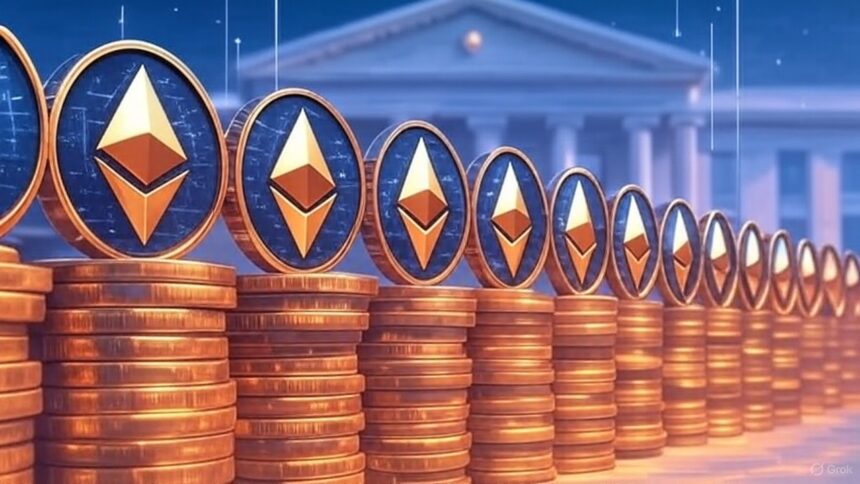 Lines to end Ethereum staking reach skyline