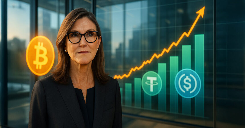 Cathie Wood Revises Bitcoin Predictions Following Rise of Stablecoins