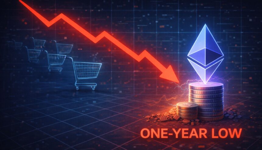 Ethereum Retail Participation Vanishes: Hits One-Year Low In Network Activity