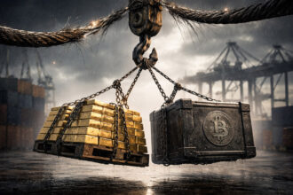 Bitcoin Is Bleeding Against Gold’s Record Breakout, But ‘Power Law’ Decline Suggests $324,000 Price Snapback