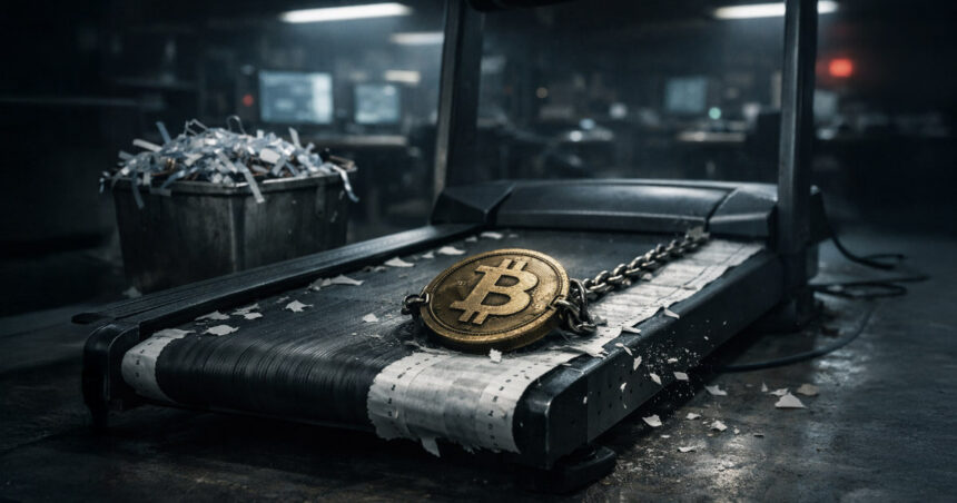 Bitcoin is trapped on a “liquidation treadmill” with high-risk positions being systematically sought out