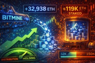 Bitmine Expands Ethereum Holdings: Adds 32,938 ETH And Stakes Nearly 119K ETH