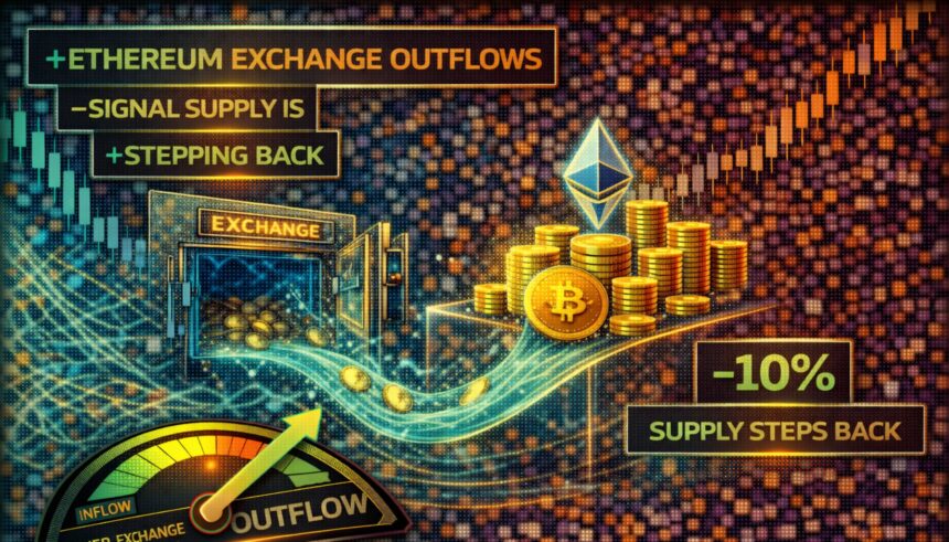 Ethereum Exchange Outflows Signal Supply Is Stepping Back