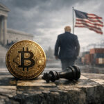 Bitcoin enters 150-day danger zone as President Trump pivots to the 1974 Trade Act, which the Supreme Court has yet to touch