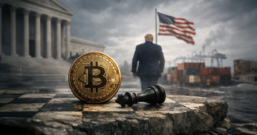 Bitcoin enters 150-day danger zone as President Trump pivots to the 1974 Trade Act, which the Supreme Court has yet to touch