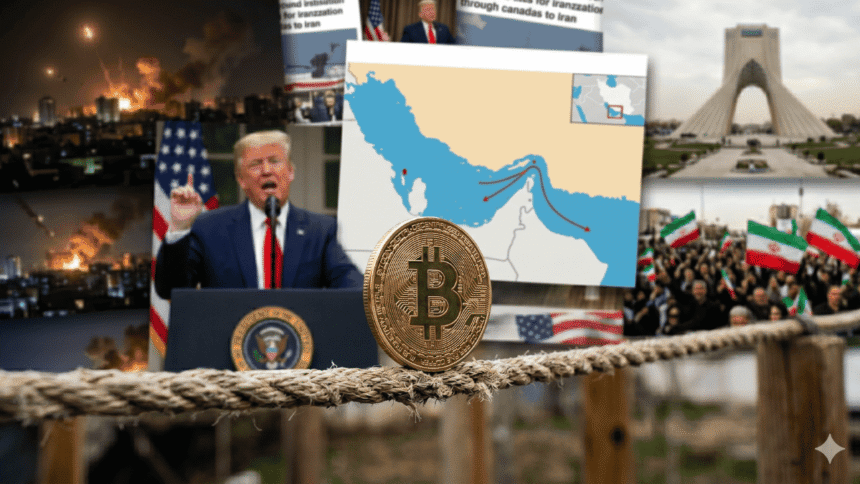 Bitcoin balances precariously at $77,000, awaiting definition on Iran