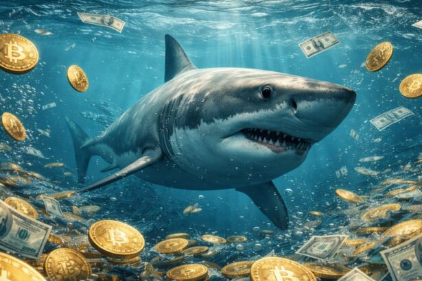 Bitcoin shark sells 300BTC at a loss