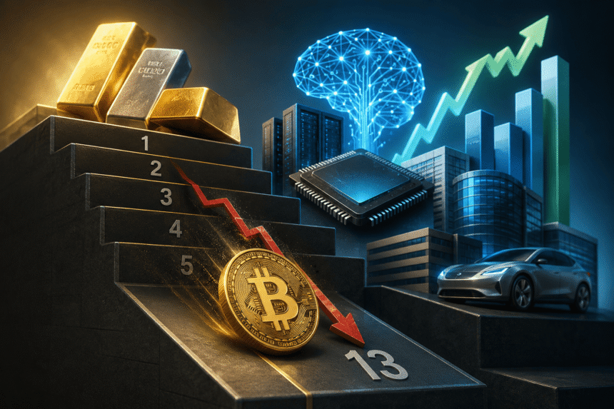 Bitcoin remains in the top 10 most valuable assets in the world
