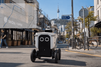 A robot moves around Seoul, pays with cryptocurrencies and doesn't ask anyone anything