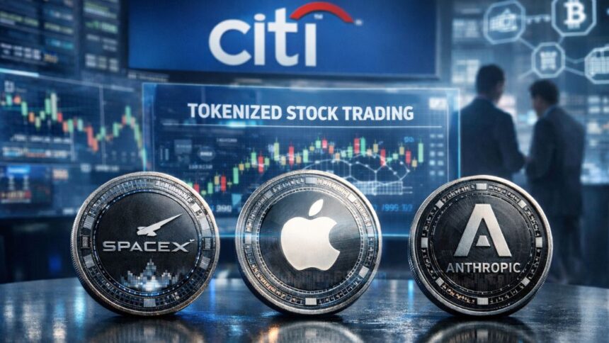Citigroup develops platform to trade tokenized stocks