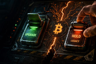 Bitcoin upgrade versus legacy fork decision as BIP-110 brings the network fork debate to a deadline